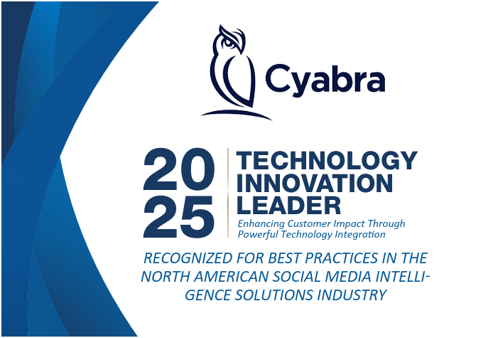 Cyabra named 2025 Technology Innovation Leader by Frost & Sullivan, recognizing best practices in North American social media intelligence solutions