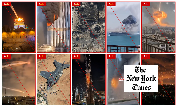 Cascade of A.I. Fakes About War With Iran Causes Chaos Online