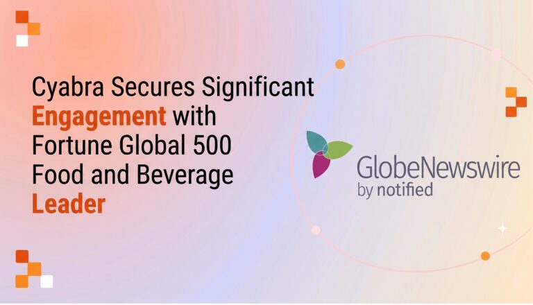 Cyabra Secures Significant Engagement with Fortune Global 500 Food and Beverage Leader